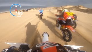 168 kmh sur la plage de Grayan Motocross [upl. by Fairman]