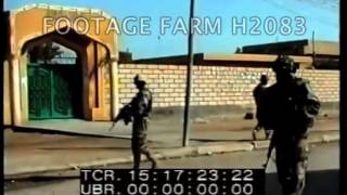 22000s Iraq War Fallujah Marines Patrol w Iraqi Troops H208308  Footage Farm [upl. by Donavon]