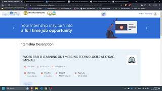 How to get stipend based internship in CDAC STQC and other government organization [upl. by Lehplar247]