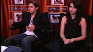 Emma Roberts Jake T Austin interview for Hotel for Dogs [upl. by Llywellyn513]