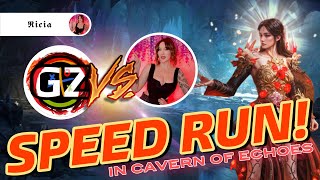 CAVERN OF ECHOES SPEED RUN RICIA VS GZ WIZARD VS NECROMANCER Diablo Immortal [upl. by Elman988]