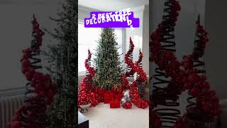 Best Christmas Tree Decoration Idea christamastree christmasdecor chritmastree christmas party [upl. by Aehtna]