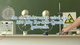 Physik Klasse 10  Radioaktivität Ionisierende Wirkung von Strahlung [upl. by Anerhs]