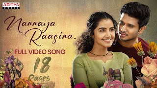 Nannaya Raasina Full Video Song  18 Pages  Nikhil Anupama  Surya Pratap  Sukumar  Gopi Sundar [upl. by Adekahs]