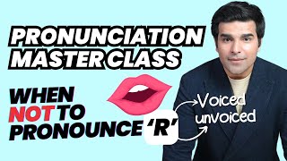 English Pronunciation Master Class  3 Rules  When NOT To Pronounce R  Silent Letter Words esl [upl. by Jezebel]