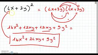 somma per differenza e quadrato di binomio [upl. by Rivard93]