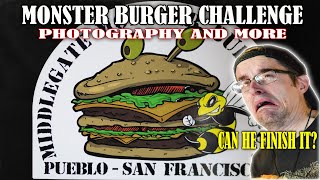 Middlegate Station Monster Burger Challenge  Photography [upl. by Linders]