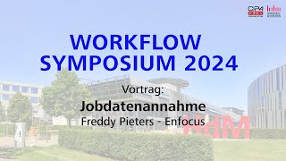 Workflow Symposium 2024  Jobdatenannahme [upl. by Zina]