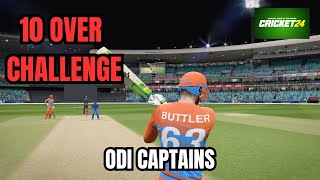 CAN YOU CONCEDE LESS THAN 50 RUNS FROM 10 OVERS AGAINST A TEAM OF WORLD CUP CAPTAINS [upl. by Yrneh]