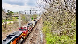 Hinsdale Railfanning 41624 [upl. by Wash]