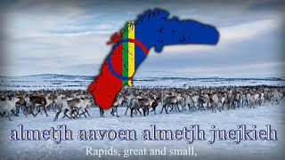 National Anthem of The Sami People Sápmi  quotSaemiej Laavlome quot Southern Sami [upl. by Bidget]