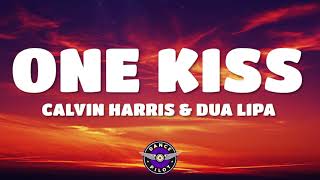 Calvin Harris Dua Lipa  One Kiss Lyrics [upl. by Nosniv745]