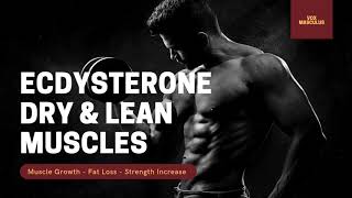 Ecdysterone  Dry amp Lean Muscles  Powerful Subliminal [upl. by Anaerb245]