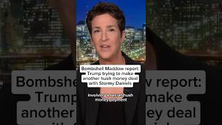 Bombshell Maddow report Trump trying again to keep Stormy Daniels quiet [upl. by Harrietta]