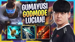 GUMAYUSI LITERALLY GOD MODE WITH LUCIAN  T1 Gumayusi Plays Lucian ADC vs Kaisa  Bootcamp 2023 [upl. by Cyrano491]