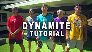 BTS  Dynamite Dance Tutorial [upl. by Laeno430]