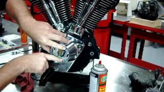 Part 10 How to Install the Ignition Rotor Cam Sensor Plate on Harley Davidson EVO SampS Jims Revtech [upl. by Akineg]