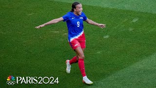 Mallory Swanson USWNT thrived on playing with joy in gold medal run  Paris Olympics  NBC Sports [upl. by Yruama]