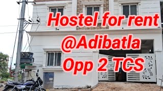 hostel for rent Priyansproperties adibatla oppTCS TCS company [upl. by Allison441]