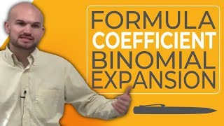 What is the formula for find the coefficient of any term in a binomial expansion [upl. by Ynagoham]