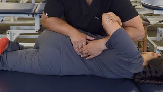 OMT HVLA  Lumbar Spine Lumbar Roll  Lateral Recumbent Rotation Emphasis [upl. by Akined]