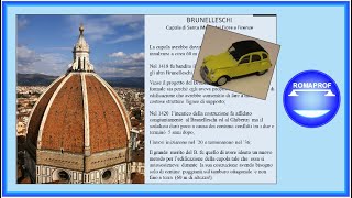 INTRODUZIONE ALLARCHITETTURA DEL RINASCIMENTO BRUNELLESCHI E LA CUPOLA DI SM DEL FIORE  627 [upl. by Tenej]