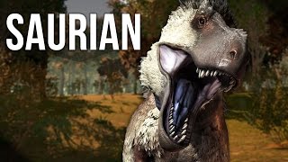 Saurian  O Que é SAURIAN  Jogo De Sobrevivência De Dinossauros  1 quotNoticias Do Saurianquot [upl. by Nomzed]