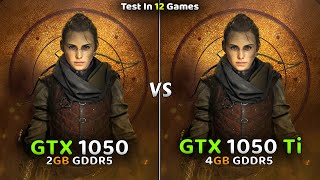 GTX 1050 vs GTX 1050 Ti  Test in 2023 With 12 Games🔥 [upl. by Melinde577]