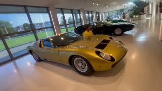 Lamborghini museum tour and Ferrari factorymuseum tour in Italy [upl. by Nanon]