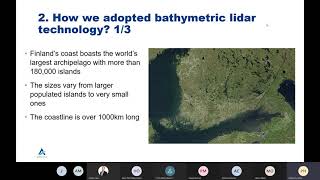 Arctia Webinar Bathymetric LiDAR as an effective method for coastal and shallow water mapping [upl. by Aldercy424]