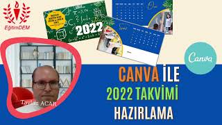 CANVA İLE 2022 TAKVİMİ YAPMA [upl. by Kape]