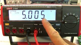 Review UNIT UT803 TRMS bench multimeter with PC data logging [upl. by Yarvis]