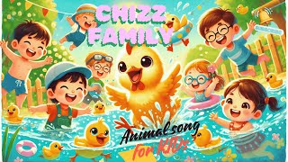 Chizz Little Chicken  This is the easiest kid song to sing  Chicks playing with Babies happily [upl. by Eziechiele]