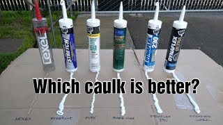 Caulking 101  Caulking tips What you use matters [upl. by Acisey]