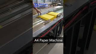 A4 Copy Paper Production Line For Cutting Multicolored A4 Size Sheets [upl. by Nylteak]