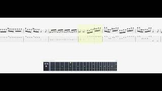 Mozart Dies Irae Metal Version GUITAR 1 TAB [upl. by Aztiley]