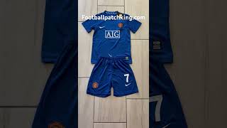 Manchester United youth jersey blue Cristiano Ronaldo Ronaldo Menu Jersey Nike WorldCup [upl. by Haiacim]