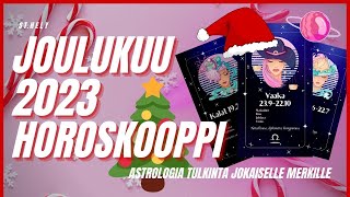 ⭐Joulukuun kuukausihoroskooppi jokaiselle merkille  joulukuu horoskooppi 2023  kuukausihoroskooppi [upl. by Sedgewick887]