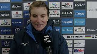 Elisa Longo Borghini  Interview at the finish  World Championships Road Race Zürich 2024 [upl. by Carlynn]