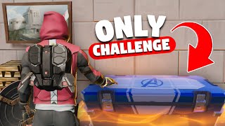 The ONE Avengers Chest Challenge in Fortnite [upl. by Eelirak]