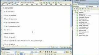 1er tutorial dreamweaver en español 3 de 4 [upl. by Aiveneg]