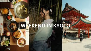 weekend in kyoto  arashiyama bamboo forest fushimi inari food poisoning [upl. by Ardnaeel]