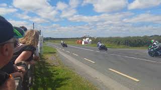 Michael Dunlop heavy braking at Walderstown Road races 2022 [upl. by Chae601]