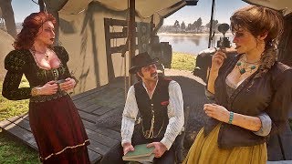 Dutch Flirts with MaryBeth  Molly Jealous  Hidden Dialogue  Red Dead Redemption 2 [upl. by Moulden128]