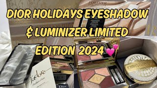 Unboxing Dior Eyeshadow amp Luminizer Limited Edition 2024  My best Dior shopping Spot✨ [upl. by Nailliw]