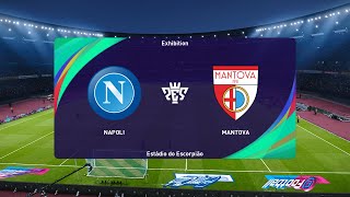 Napoli vs Mantova 20072024 Club Friendlies PES 2021 [upl. by Amling198]