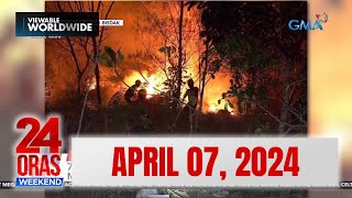 24 Oras Weekend Express April 7 2024 HD [upl. by Sofko75]