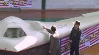 Iran displays captured US drone [upl. by Kentigerma]