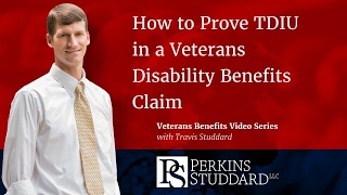 How to Prove TDIU in a Veterans Disability Benefits Claim [upl. by Nomyar]