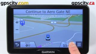 Garmin nuvi 2797LMT Customizing Map Screen Data Fields with GPS City [upl. by Roxie]